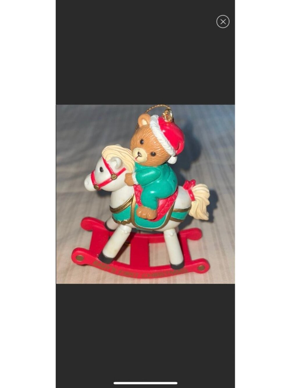 Vintage Lustre Fame LTD Christmas Ornaments Lot of 5, Mouse, Watch,  Bears, - Picture 8 of 10